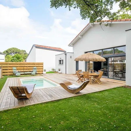 Feriehus With Terrace And Pool Near The Ocean Moliets-et-Maa